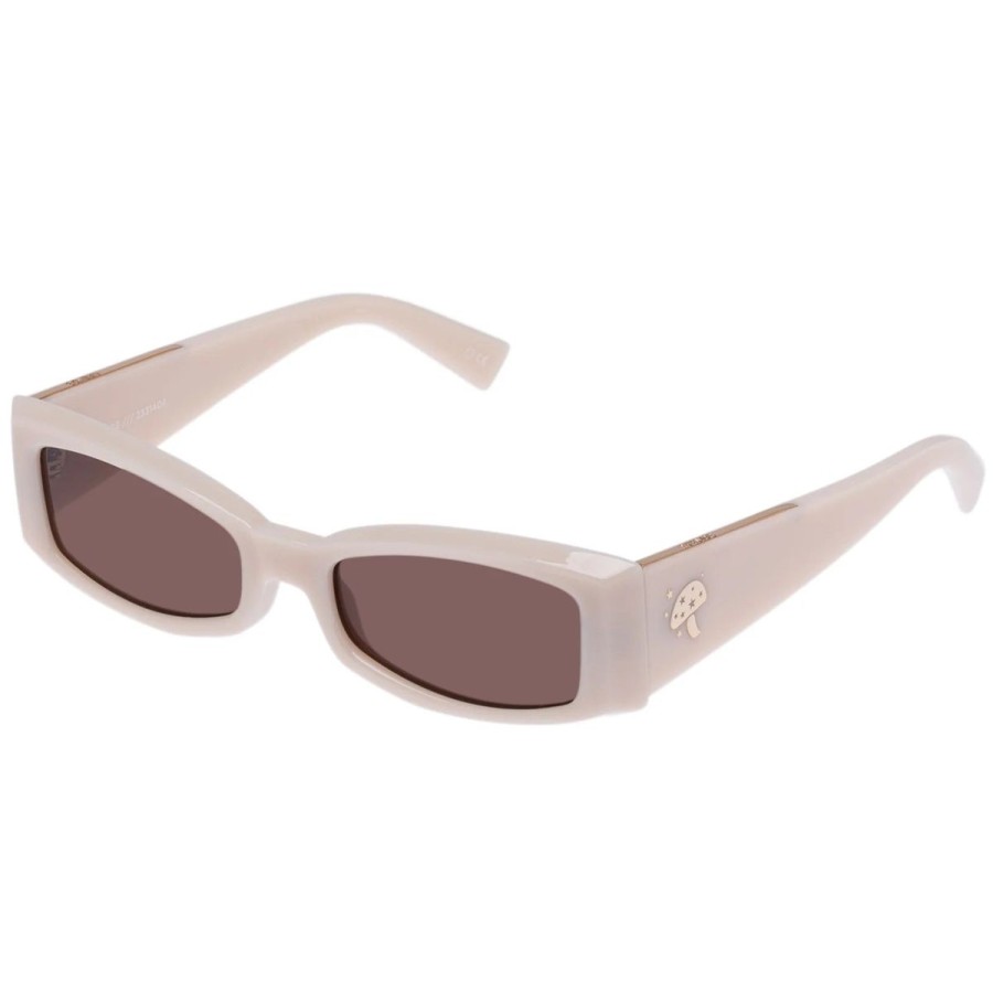 Women Le Specs Sunglasses | Afends X Le Specs Pretense- Ivory