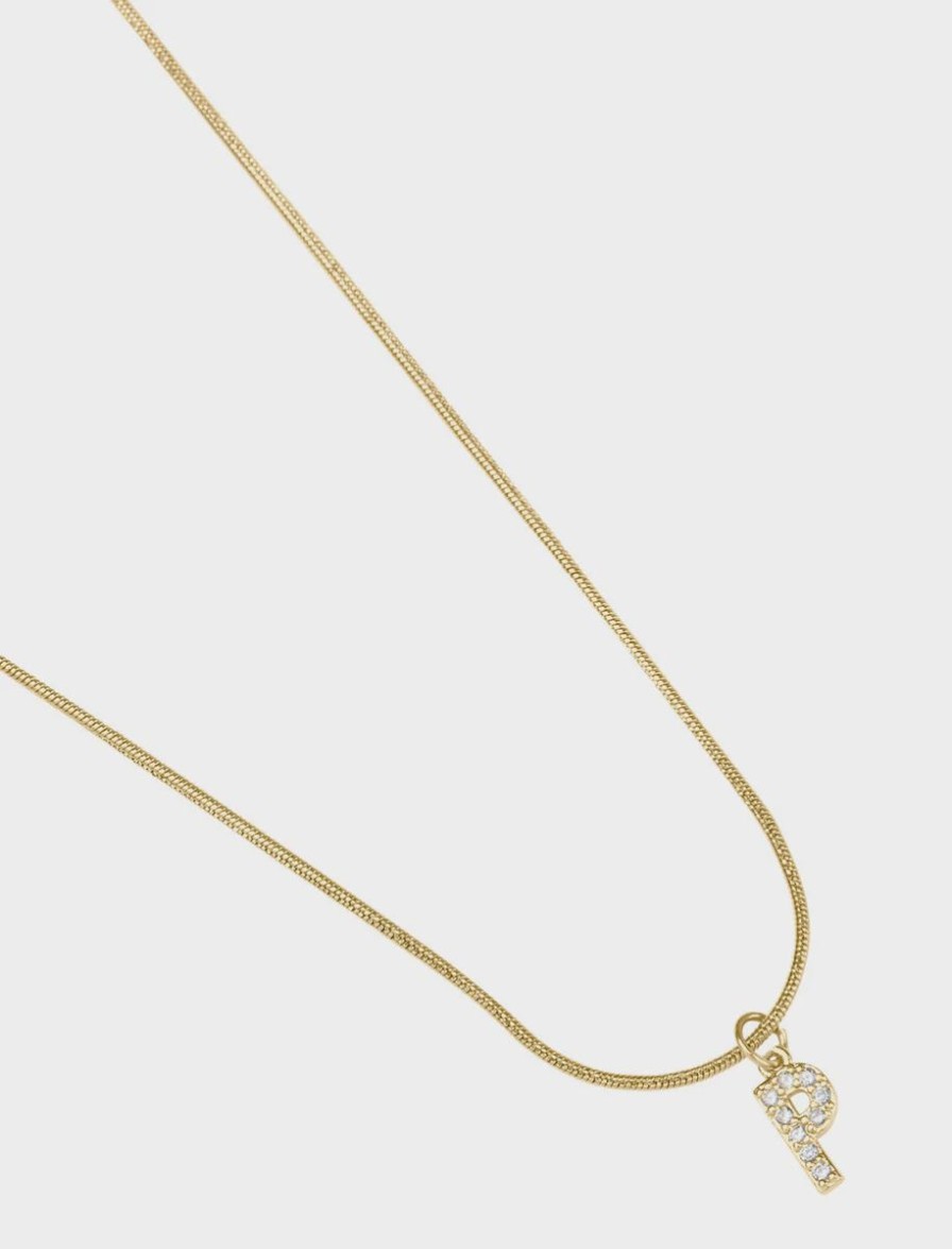 Women Pastiche Jewellery | Initial P Necklace