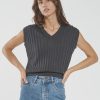 Women THRILLS Tops | Maria Knit Vest-Black