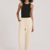 Women Nude Lucy Pants | Nude Lucy Carter Curated Trackpant- Custard