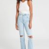 Women Rollas Jeans | Original Straight- Sunbleach Worn