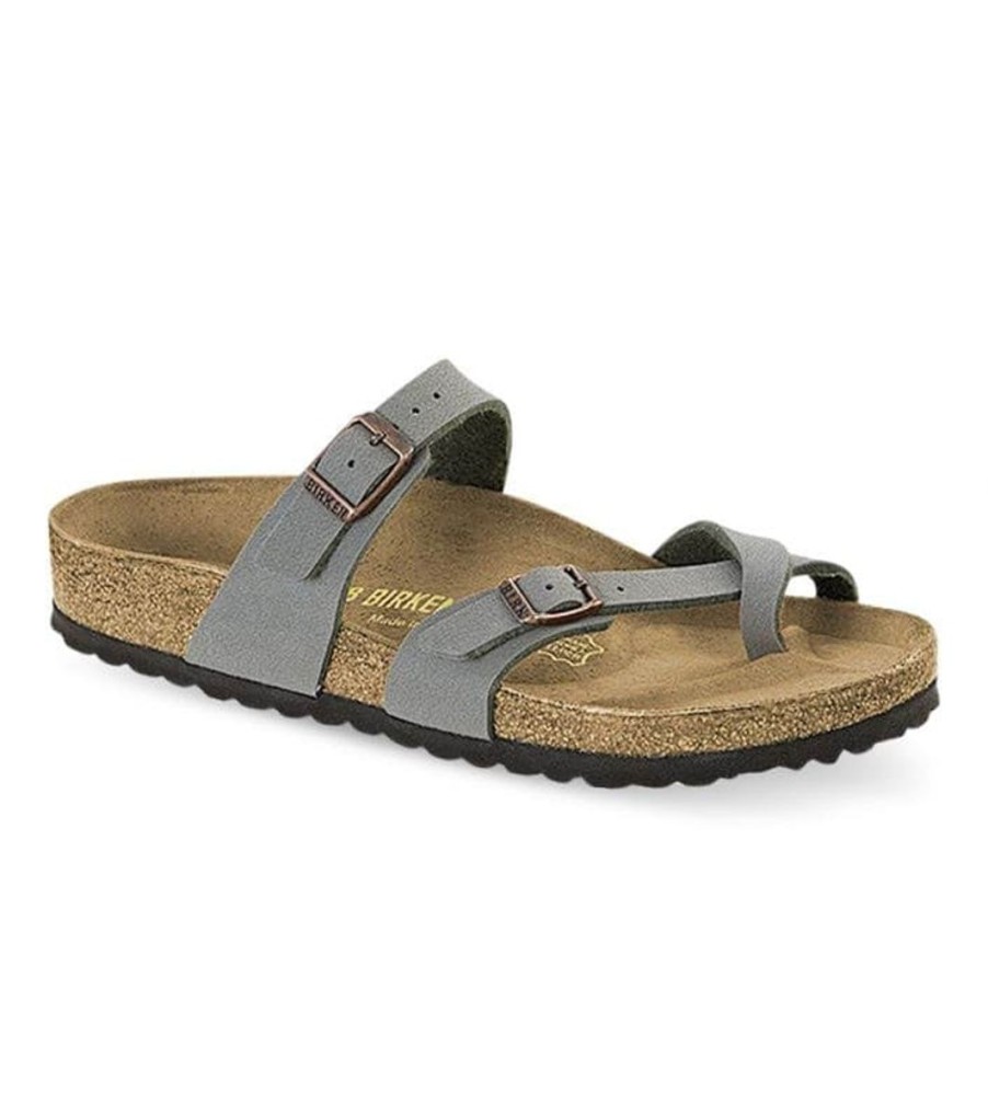 Footwear Birkenstock Mayari | Birkenstock Mayari Stone Birkibuc Regular