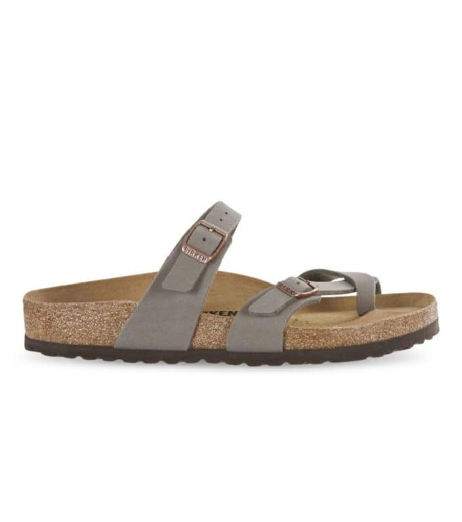 Footwear Birkenstock Mayari | Birkenstock Mayari Stone Birkibuc Regular