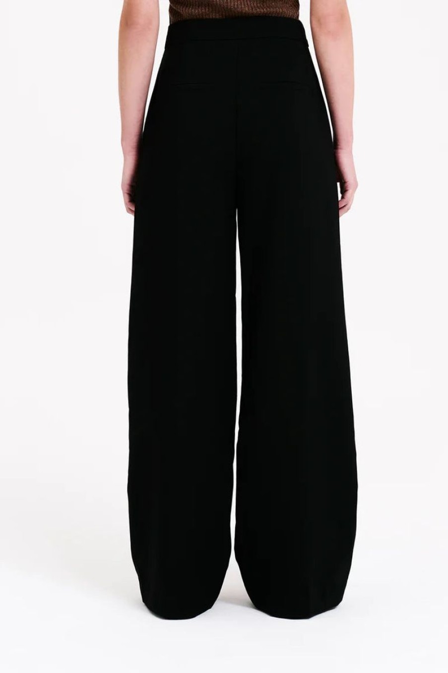 Women Nude Lucy Pants | Kiran Tailored Pant-Black