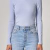 Women Neuw Denim Tops | Neuw Denim Jonesy Long Sleeve Top-Dusky Blue