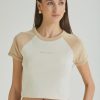 Women ABrand Tees | Abrand 90S Raglan Tee-Sahara