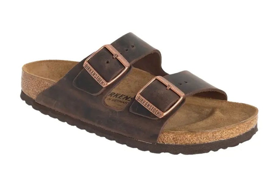 Footwear Birkenstock Arizona | Birkenstock Arizona-Oiled Leather Habana Regular