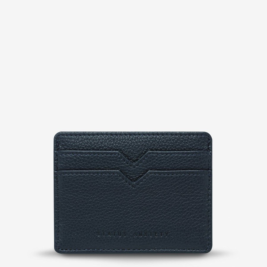 Women Status Anxiety Wallets & Pouches | Status Anxiety Together For Now Card Holder-Navy