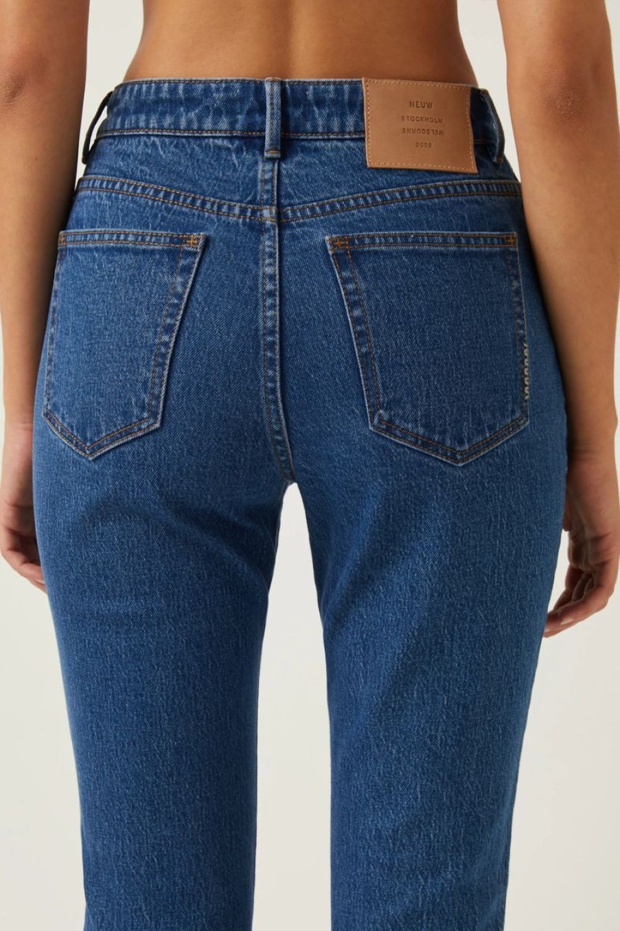 Women Neuw Denim Jeans | Neuw Denim Lexi Straight- Bobby Blues