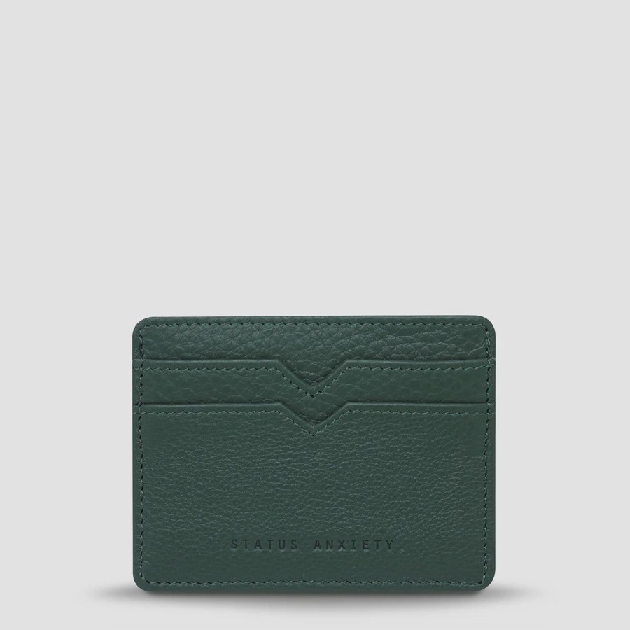 Women Status Anxiety Wallets & Pouches | Status Anxiety Together For Now Card Holder-Green