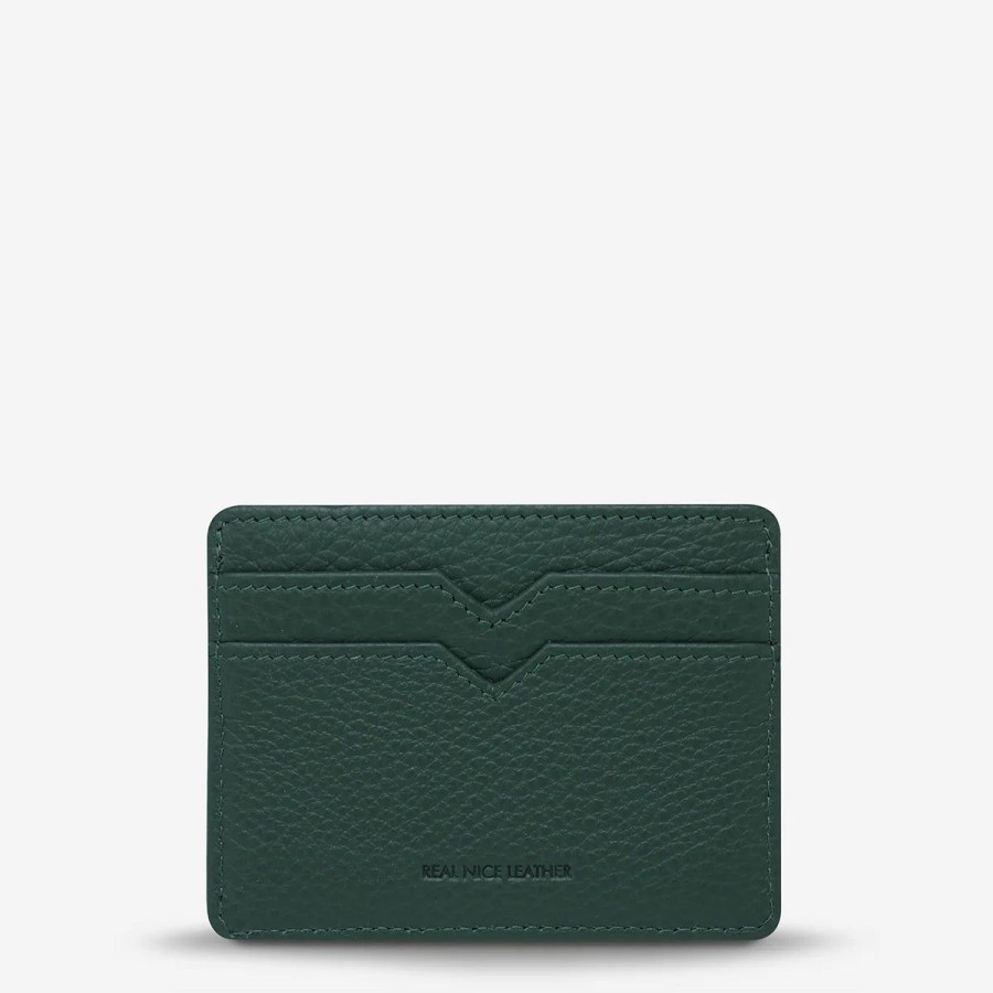 Women Status Anxiety Wallets & Pouches | Status Anxiety Together For Now Card Holder-Green