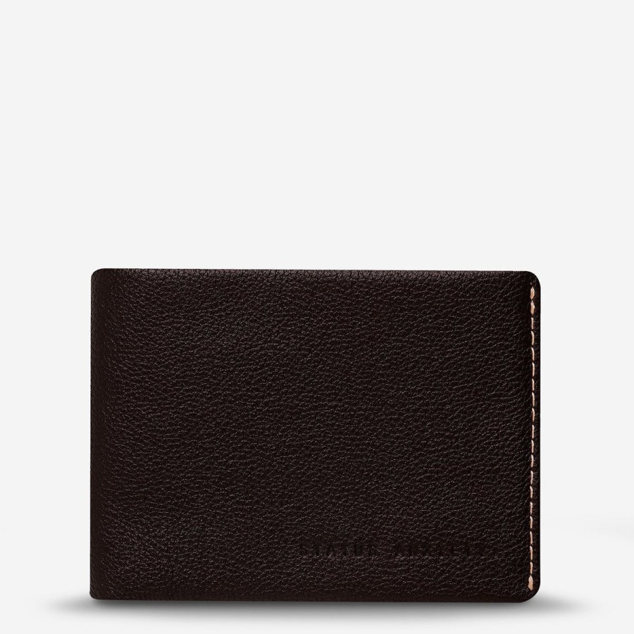 Men Status Anxiety Wallets | Status Anxiety Otis Wallet-Chocolate