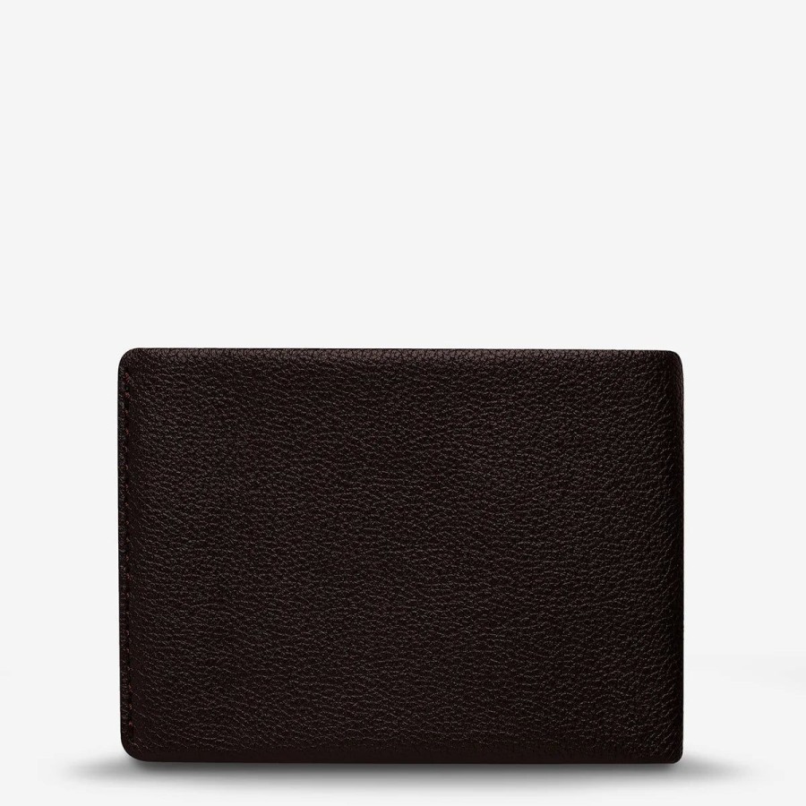 Men Status Anxiety Wallets | Status Anxiety Otis Wallet-Chocolate