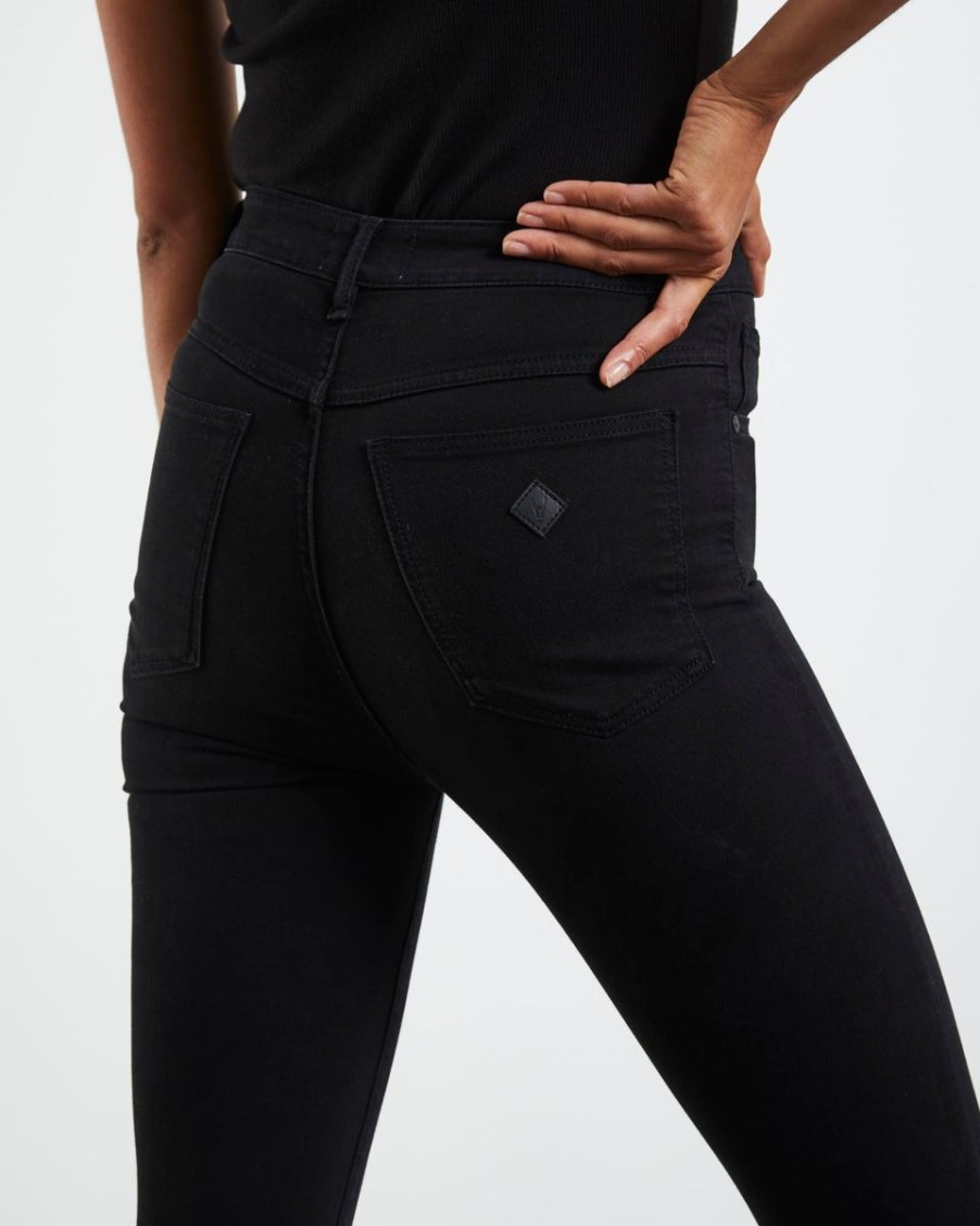 Women ABrand Jeans | Abrand A High Skinny Ankle Basher Jean- Black Magic