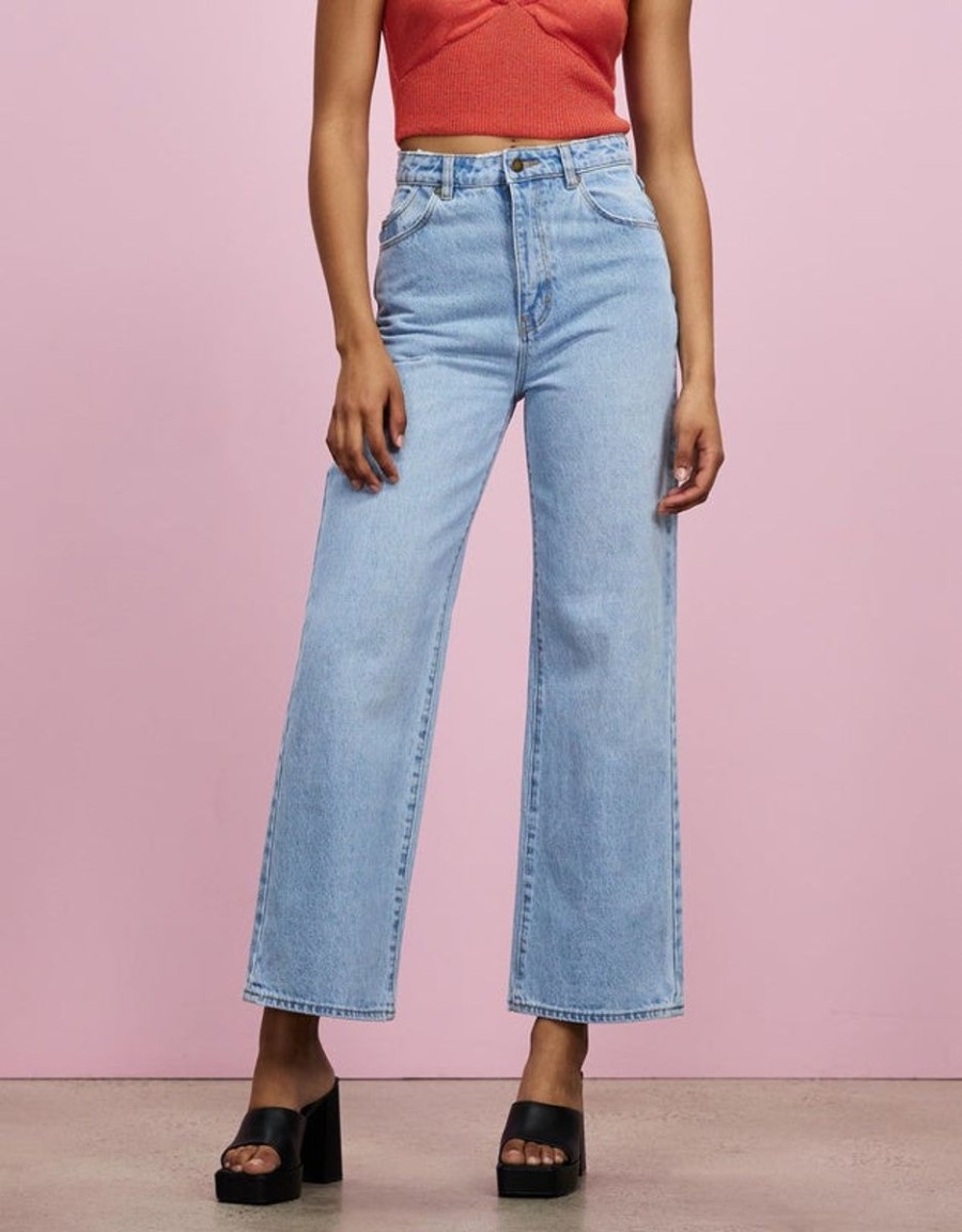 Women Rollas Jeans | Heidi Jean Crop- Old Stone