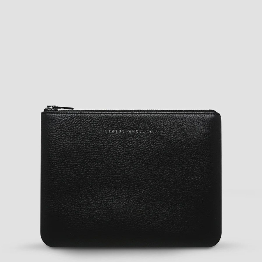 Women Status Anxiety Wallets & Pouches | Status Anxiety New Day-Black