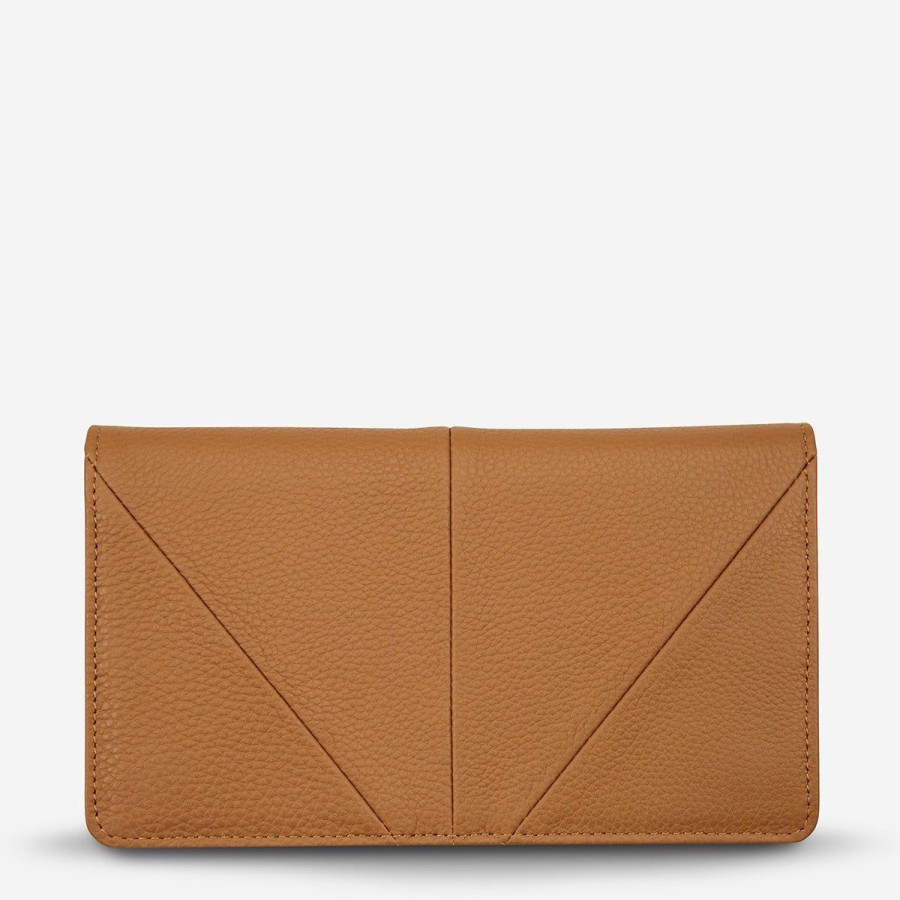 Women Status Anxiety Wallets & Pouches | Triple Threat Wallet- Tan