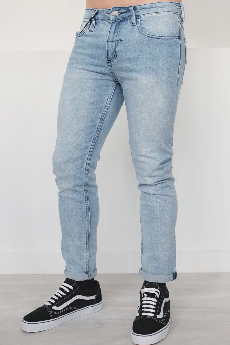 Men THRILLS Jeans | Bones Denim Jean-Salt Blue