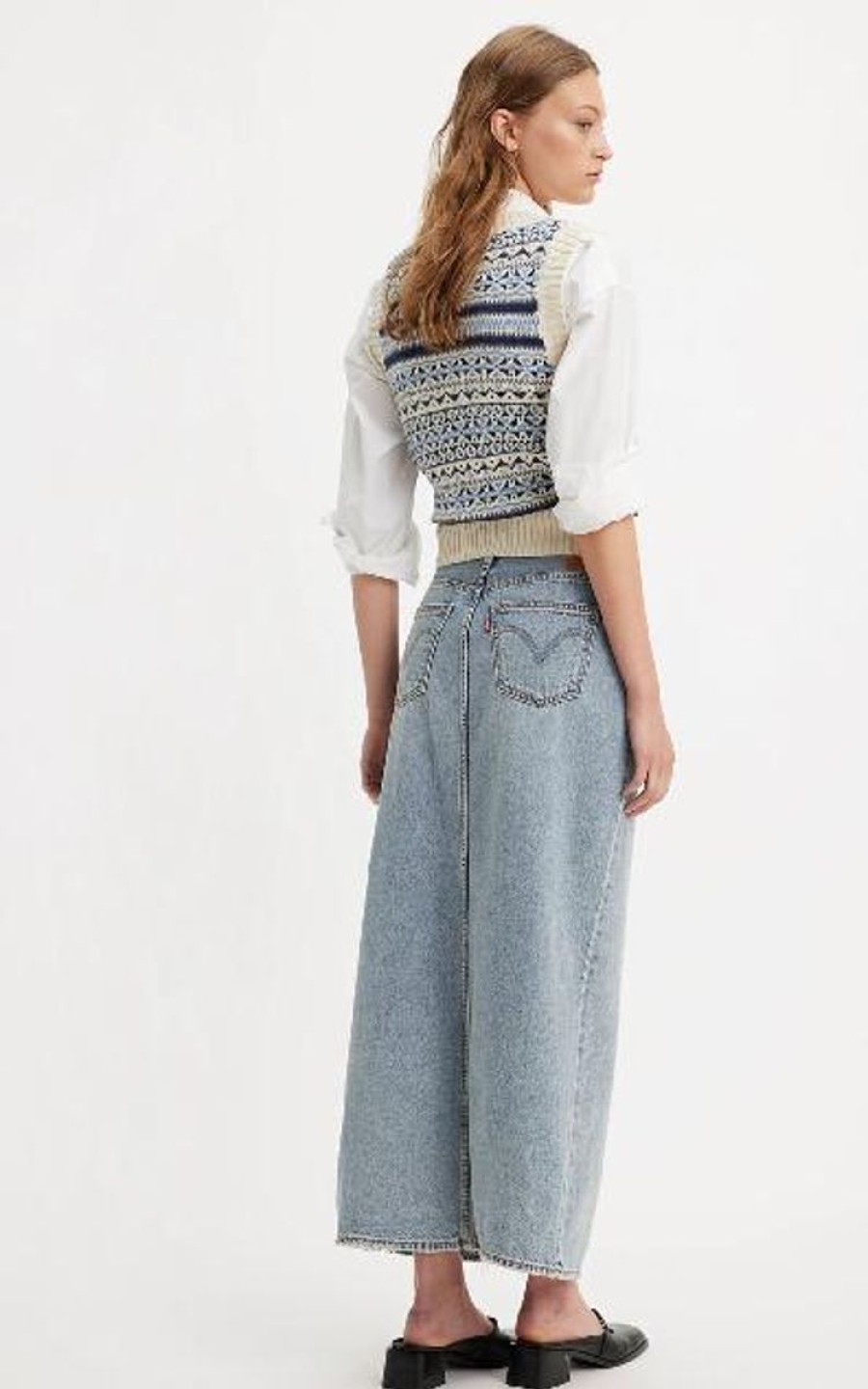 Women Levis Denim Skirts | Levi'S Ankle Column Skirt- Please Hold