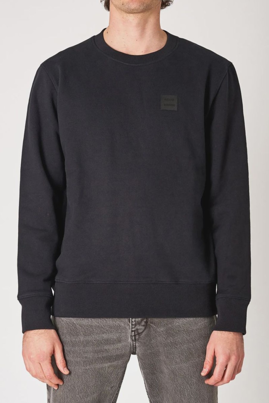 Men Neuw Denim Jumpers | Neuw Premium Crew-Black