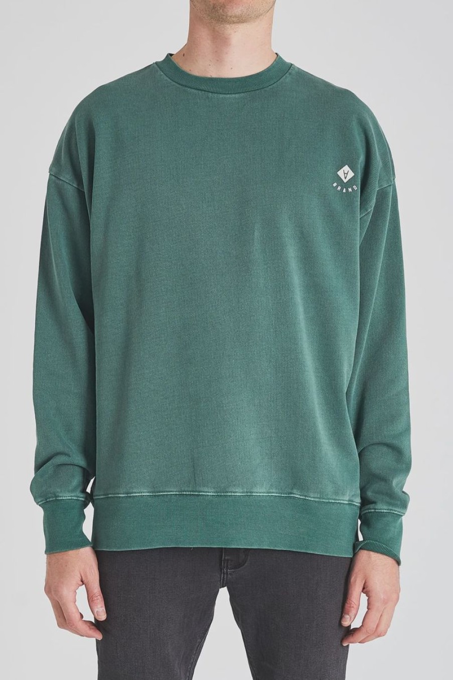 Men ABrand Jumpers | A Relaxed Crew-Washed Vintage Forrest