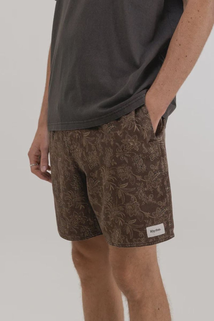 Men Rhythm Shorts | Toledo Jam-Chocolate