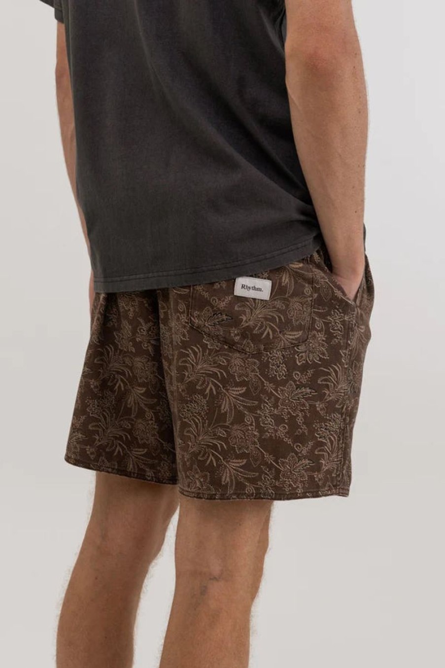 Men Rhythm Shorts | Toledo Jam-Chocolate