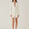 Women Esmaeé Jackets, Coats & Blazers | Esmaee Antigua Blazer-White