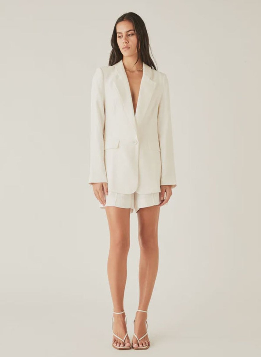 Women Esmaeé Jackets, Coats & Blazers | Esmaee Antigua Blazer-White