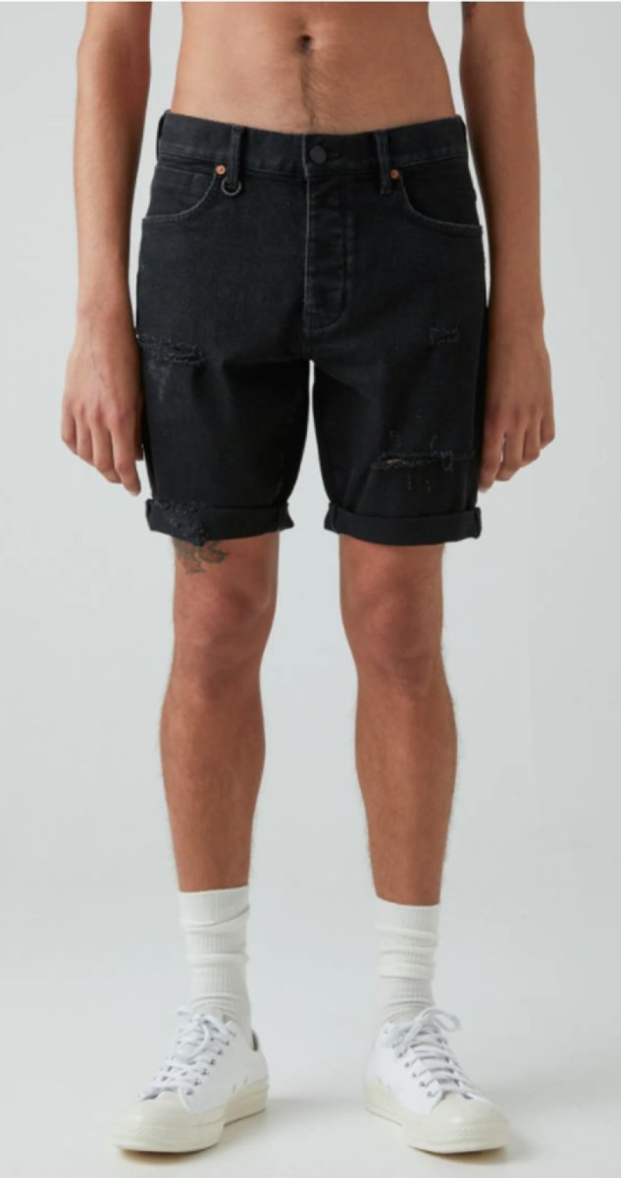 Men Neuw Denim Denim Shorts | Ray Tapered Short-Yakuza Organic