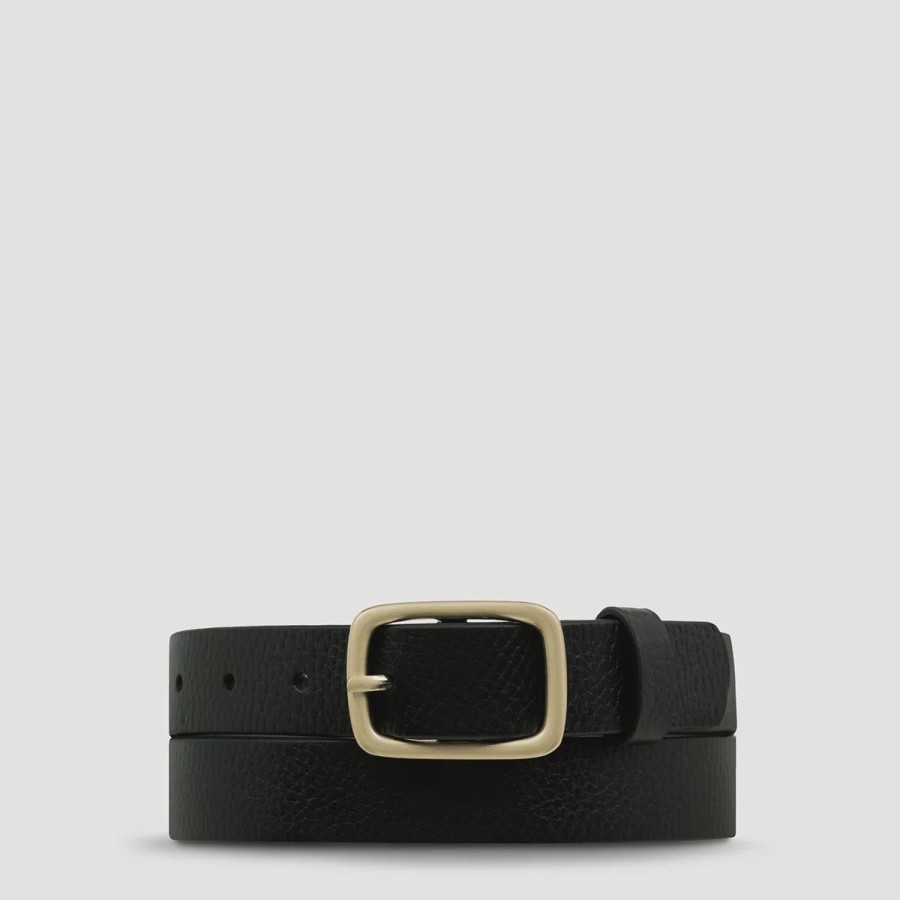 Women Status Anxiety Belts | Status Anxiety Nobody'S Fault Belt-Black/Gold