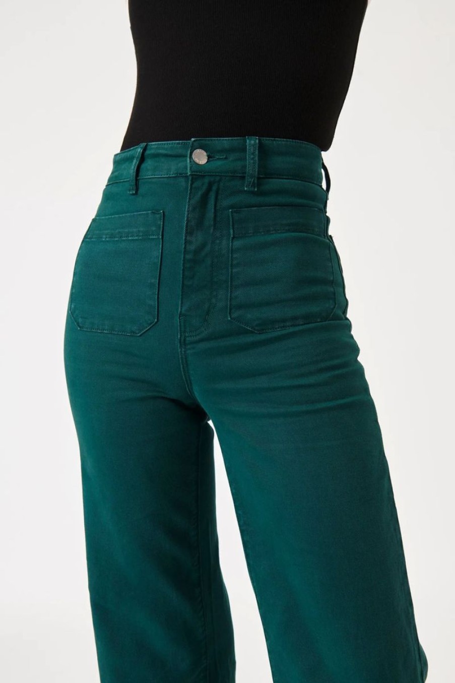 Women Rollas Jeans | Sailor Jean-Emerald