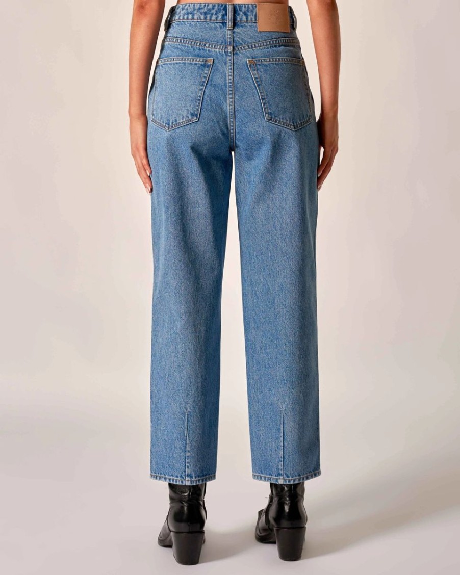 Women Neuw Denim Jeans | Sade Baggy Crop-Bleeker-Light Vintage Indigo