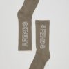 Women Afends Socks | Outline Recycled Crew Socks One Pack-Beechwood