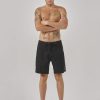 Men THRILLS Shorts | Thrills Enigma Boardshort- Washed Black