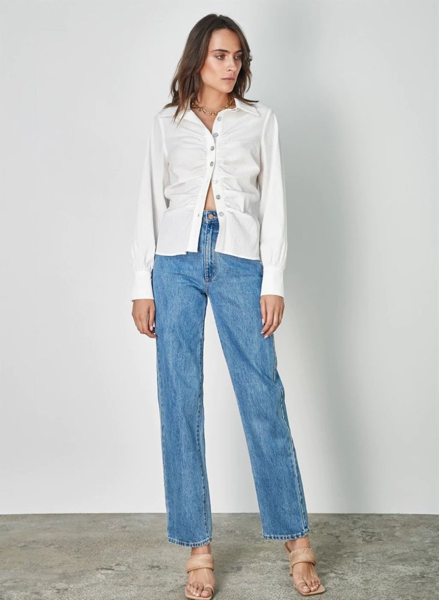 Women Esmaeé Shirts And Blouses | Rayla Shirt-White