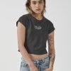 Women THRILLS Tees | Intuition Hemp Mini Tee-Merch Black