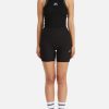 Women Ena Pelly Activewear | Ena Pelly Athleisure Rib Bike Short-Black