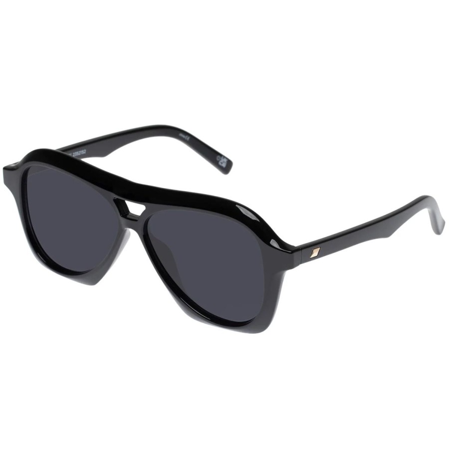 Women Le Specs Sunglasses | Le Specs Drizzle Sunglasses-Black