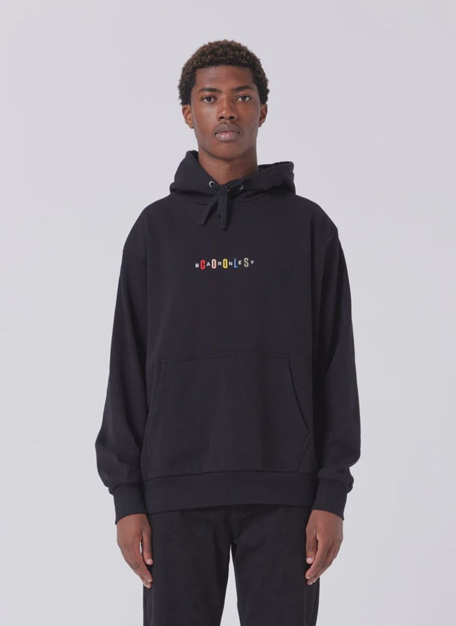 Men Barney Cools Jumpers | Barney Cools 90S Hood- Black