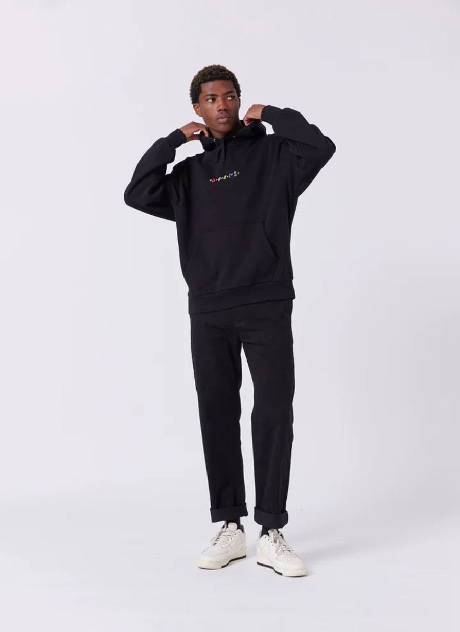 Men Barney Cools Jumpers | Barney Cools 90S Hood- Black