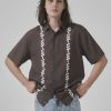 Men THRILLS Shirts | Natural Gravitation Short Sleeve Shirt-Canteen