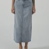 Women THRILLS Denim Skirts | Thrills Frankie Skirt- Ash Blue