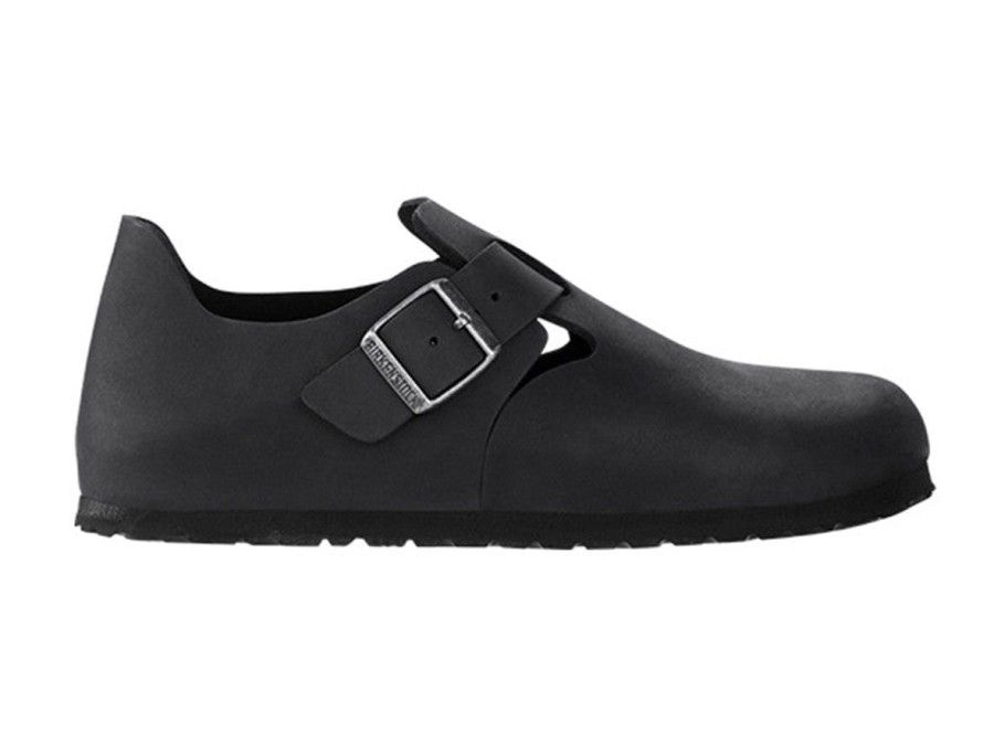 Footwear Birkenstock London | Birkenstock London-Black Oiled Leather Regular