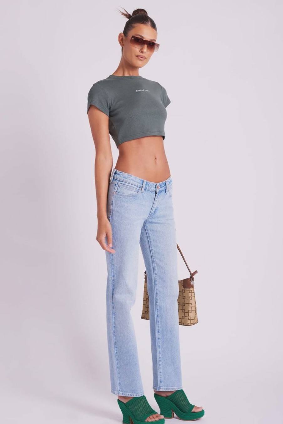 Women ABrand Jeans | Abrand A 99 Low Straight Jean-Gina