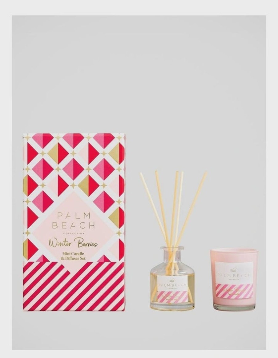 Lifestyle Palm Beach | Palm Beach Mini Candle & Diffuser Pack-Winter Berries