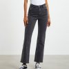 Women Rollas Jeans | Rolla'S Original Straight Jean-Brad Black