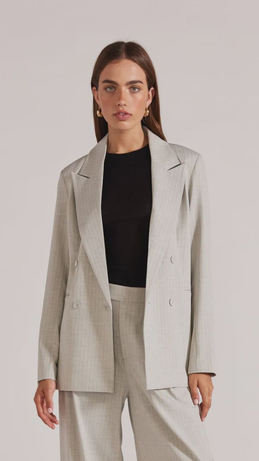 Women Staple the Label Jackets, Coats & Blazers | Staple The Label Olivier Blazer-Light Grey