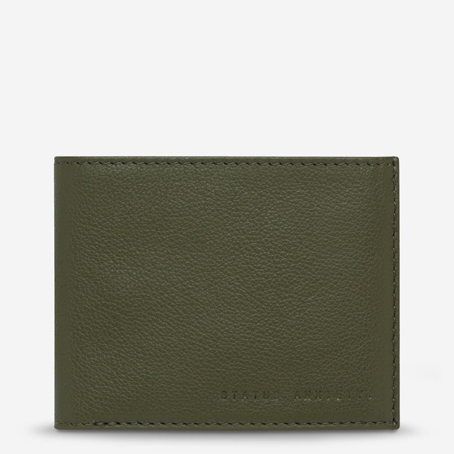 Men Status Anxiety Wallets | Status Anxiety Noah Wallet-Khaki