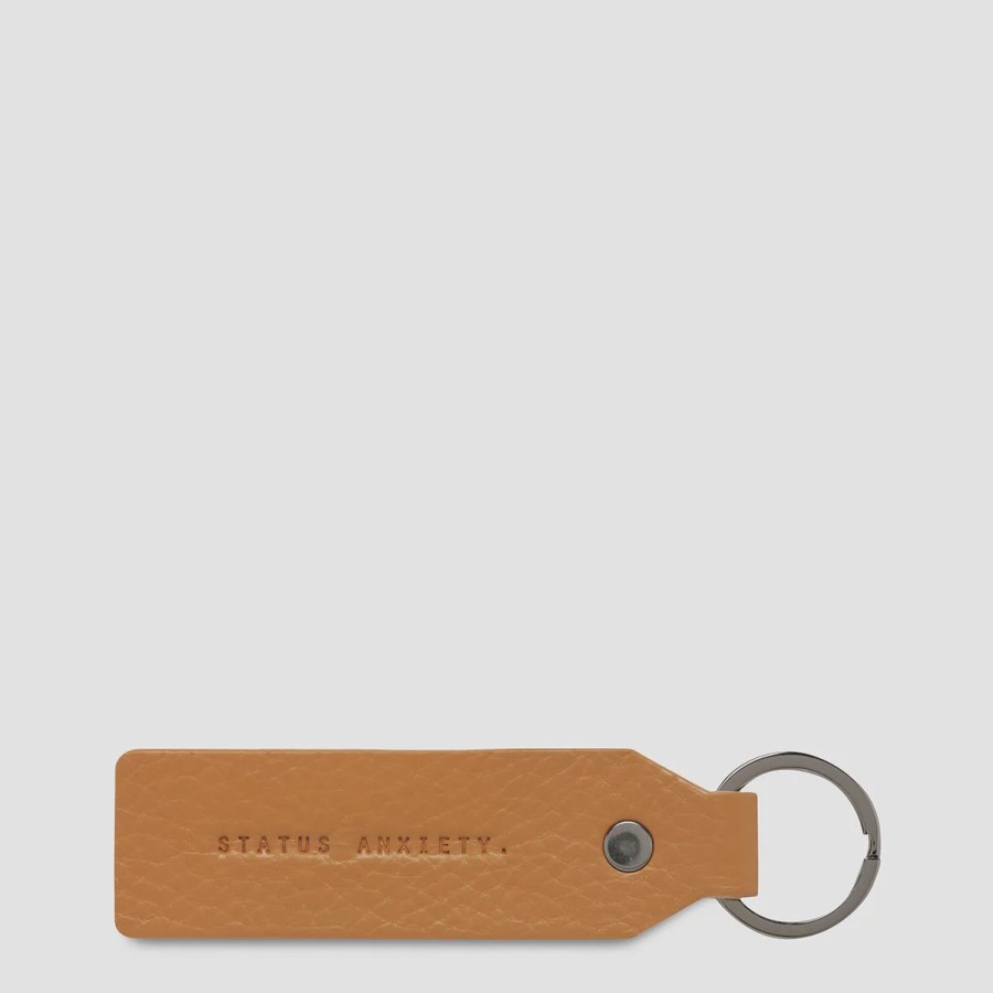 Women Status Anxiety Stationery | Status Anxiety Make Your Move Keyring-Tan